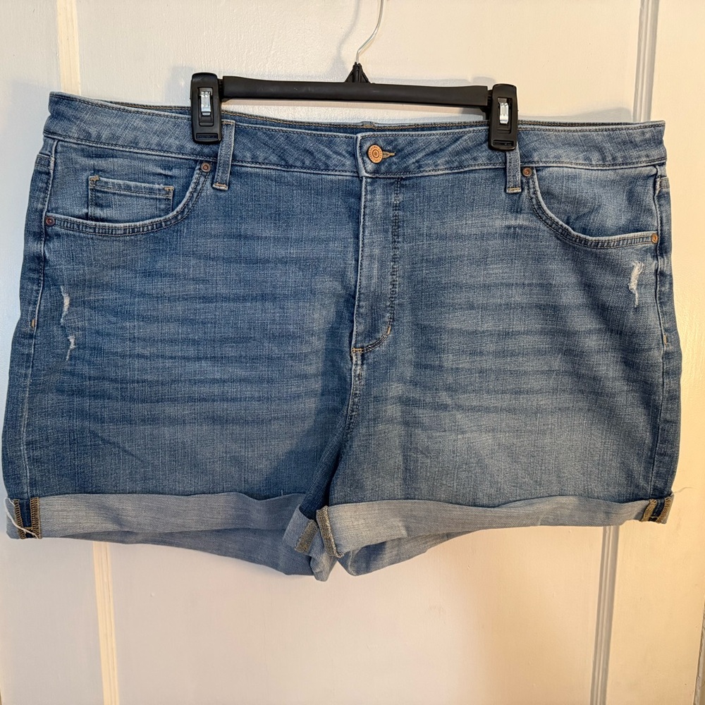 Sonoma Blue Jean Shorts Relaxed Fit 24W